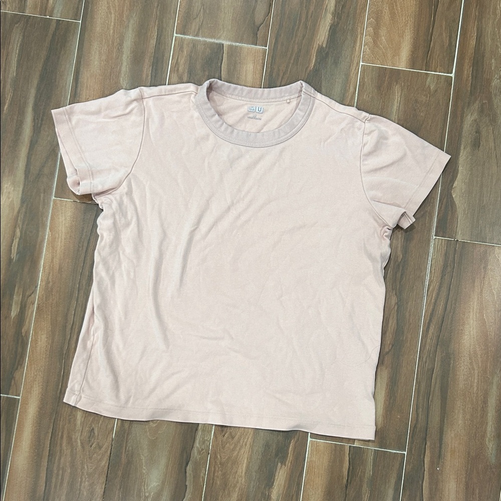 Uniqlo Blush Pink Short Sleeve Tee